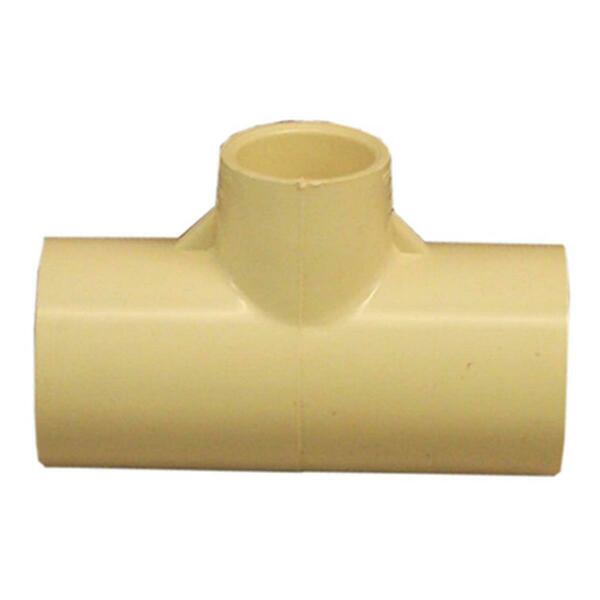 Genova Products 51476 0.75 x 0.5 x 0.75 in. CPVC Tee- Beige 161513